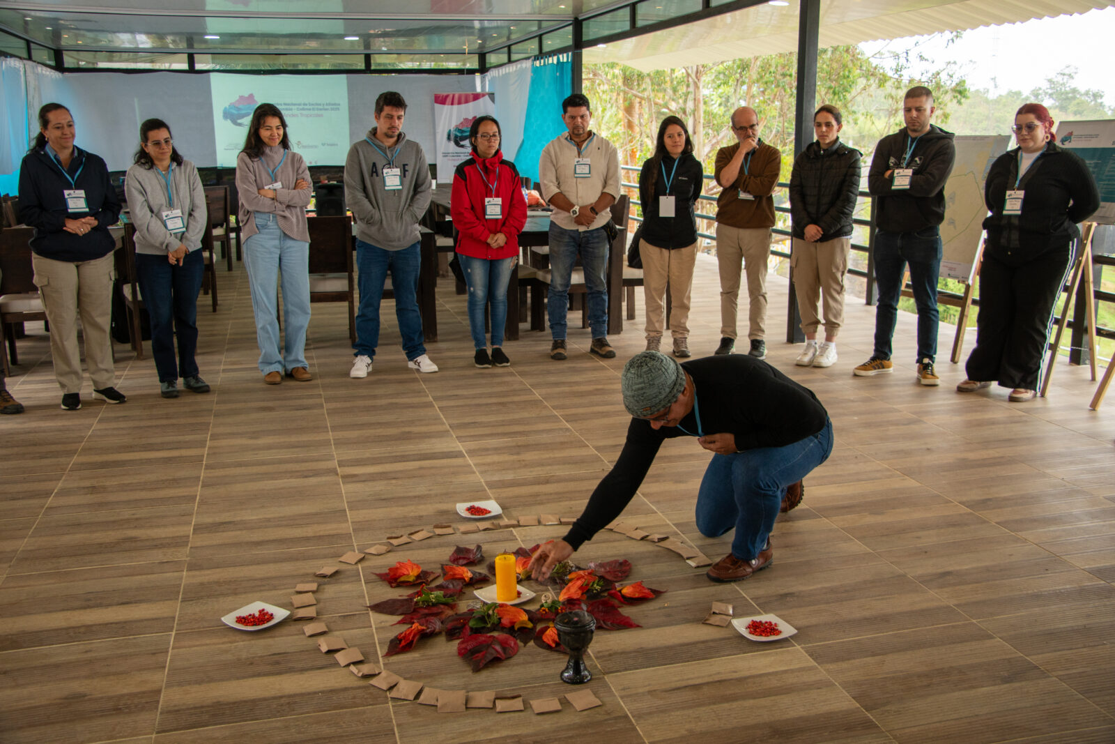 ©Nicolás Salamanca - Comunicaciones Corporación Biodiversa / Una se las sesiones de inicio durante el primer día de Encuentro Nacional de Socios CEPF en Colombia
