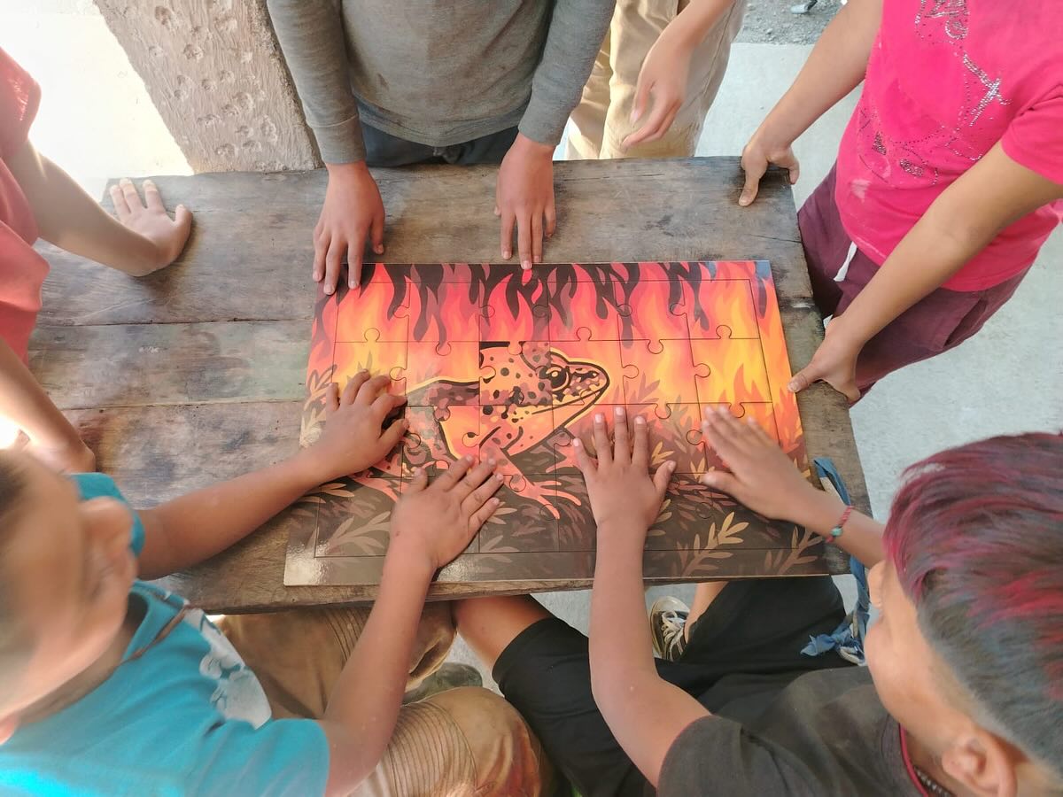 © Fundación Amaru / Talleres de capacitación y formación de brigadas forestales / San José de Huigra, Molleturo